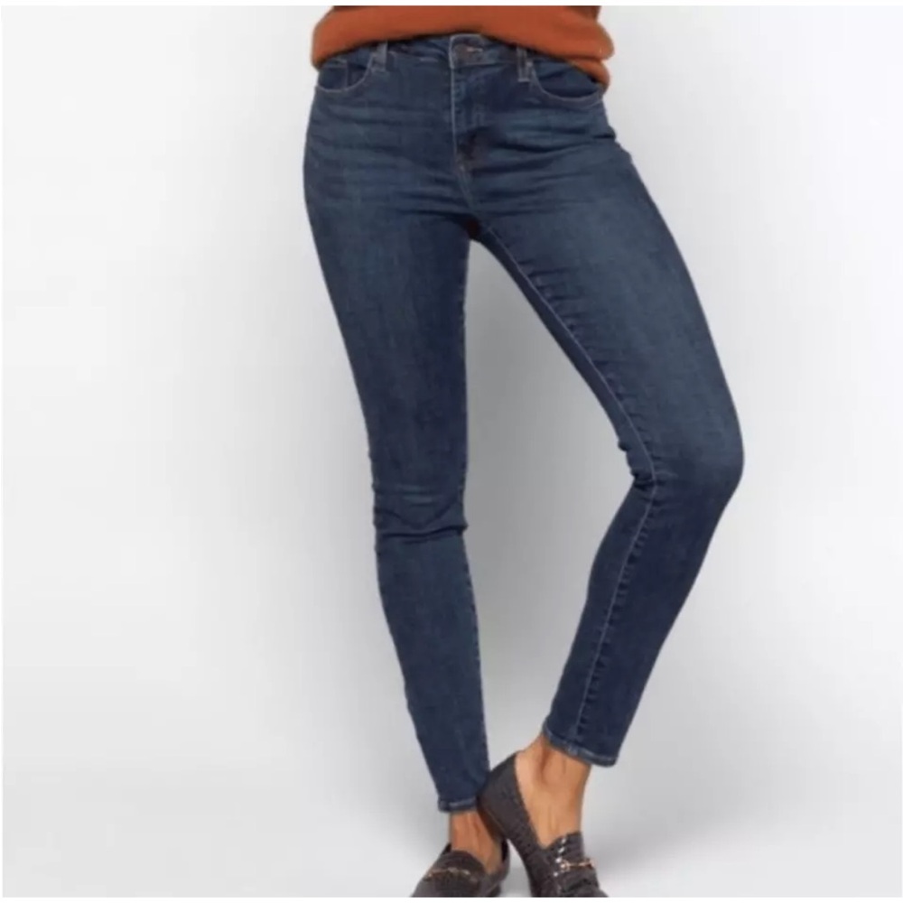 Pistola Arielle Revolve Mid Rise Dark Wash stretchy